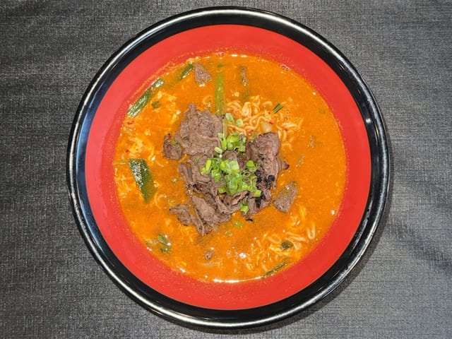 Spicy Korean Ramen.