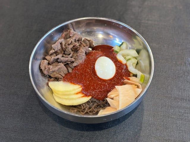 Bibim Naengmyeon (Spicy Cold Noodle).