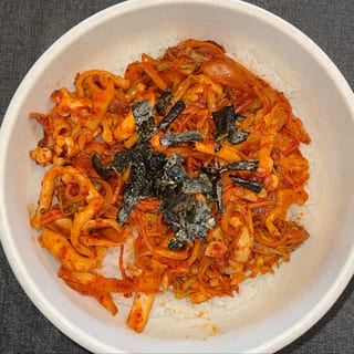 Stir Fried Spicy Squid Bibimbap