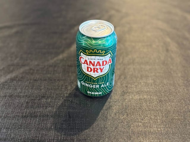 Ginger Ale Can.