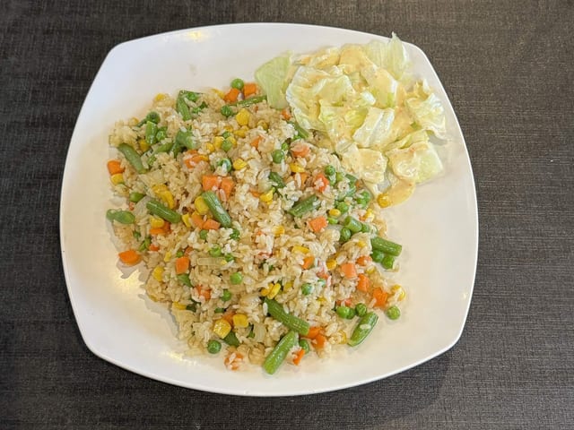 Vegetable Fried Rice.